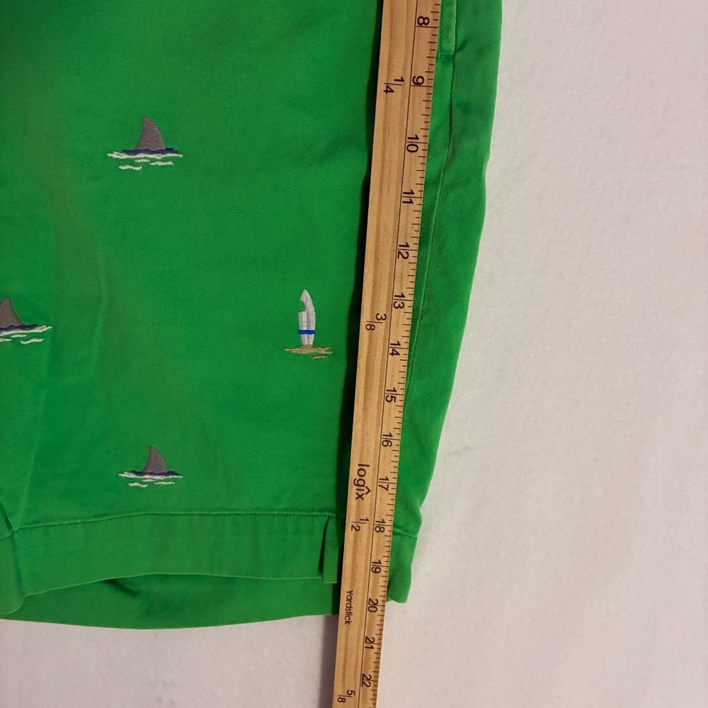 NWD Polo Ralph Lauren Bedford Chino Shorts Mens Size 40 Twill Shark AOP Preppy - Picture 11 of 12